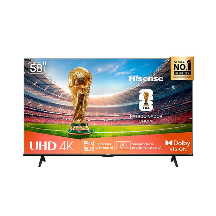 Pantalla QLED Hisense Smart  4K UHD - 58"