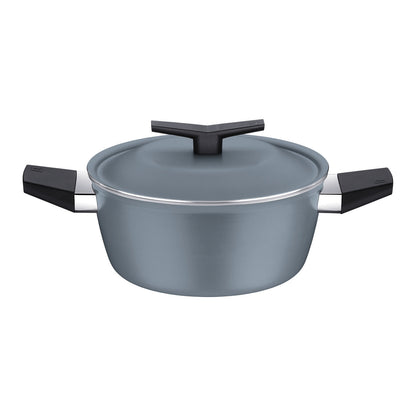 Olla con Tapa Tramontina Antiadherente Starflon Excellent  Azul- 24cm