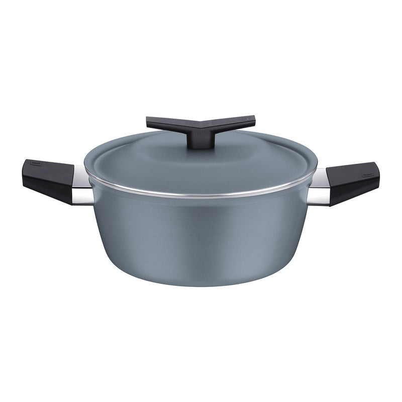 Olla con Tapa Tramontina Antiadherente Starflon Excellent  Azul- 24cm