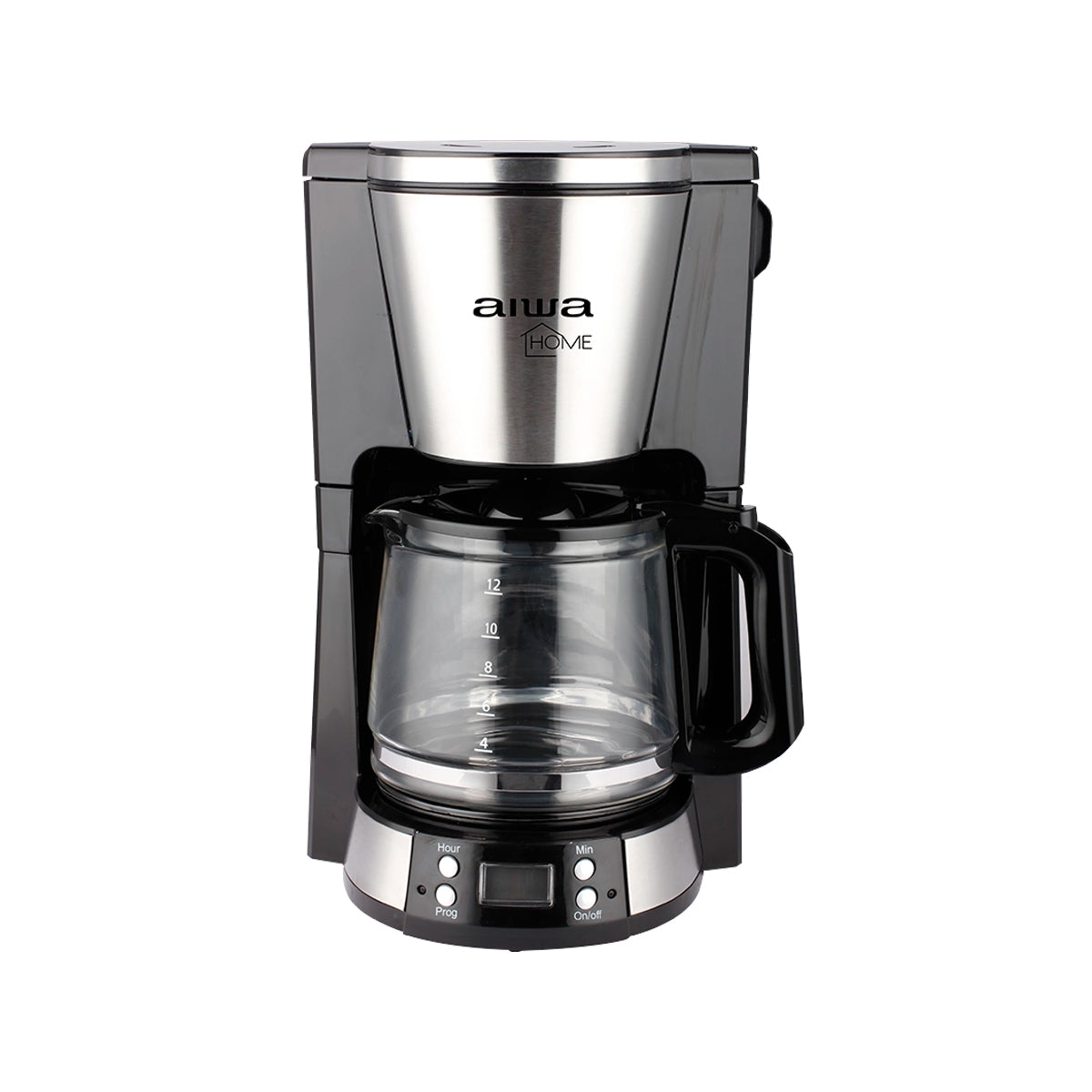 Coffee Maker con jarra de vidrio 12 tzs Aiwa