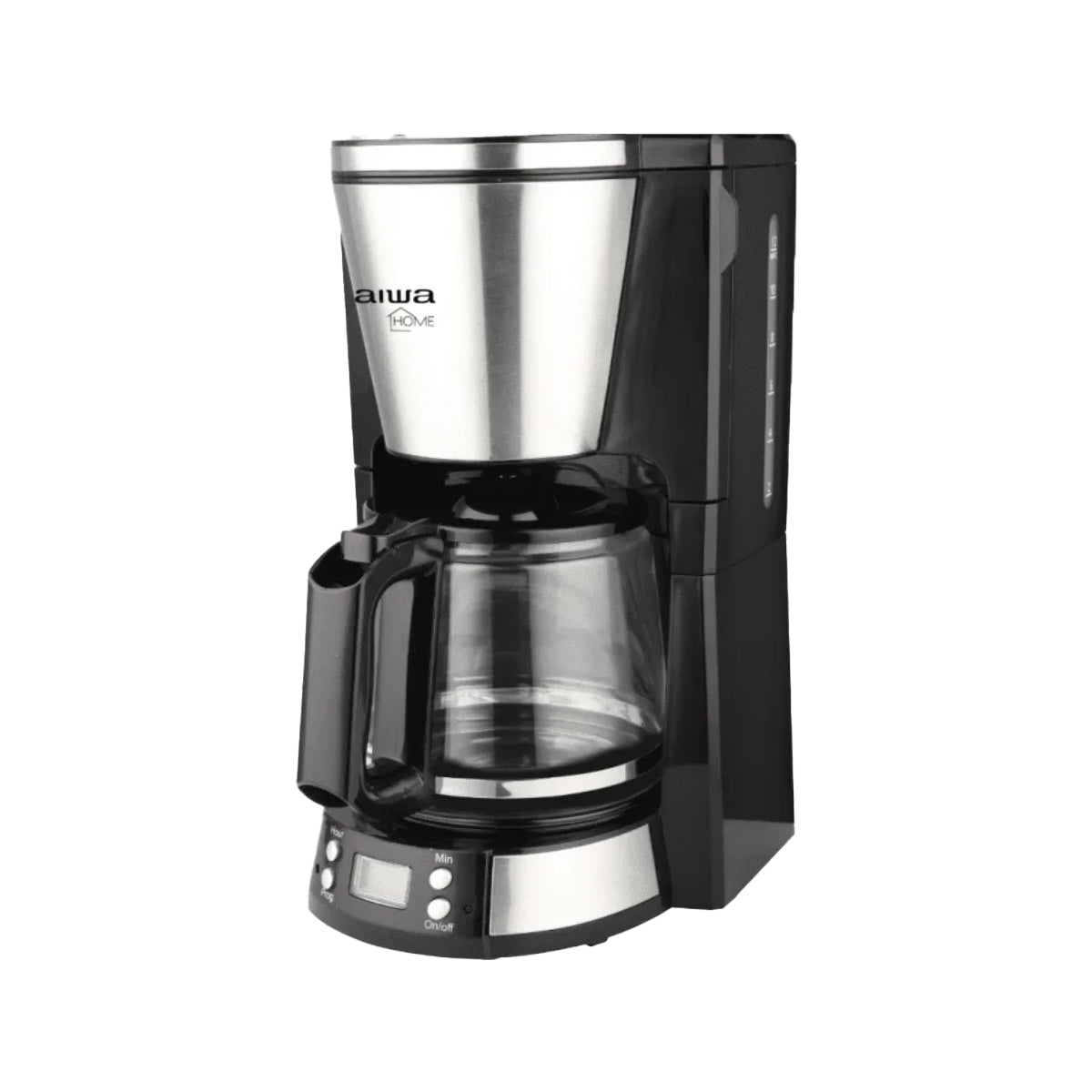 Coffee Maker con jarra de vidrio 12 tzs Aiwa