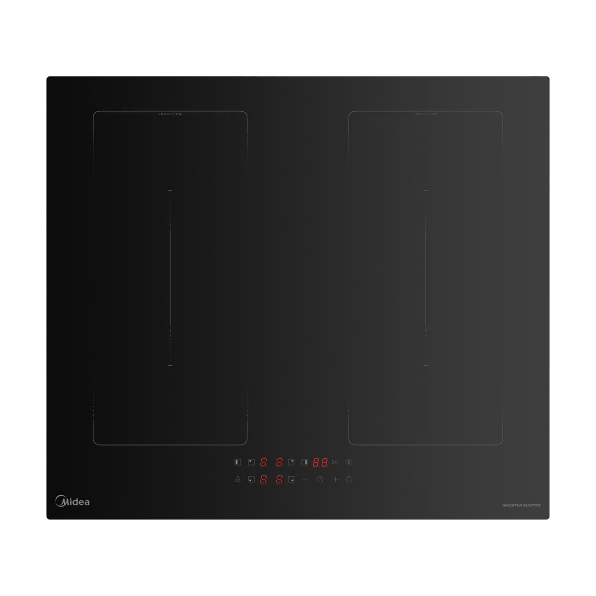 Plantilla de Inducción Midea Empotrable 4 Discos Doble Flex -60cm