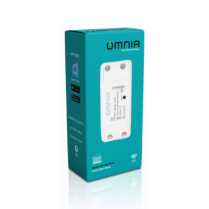 Controlador de puerta de garaje Omnia inteligente WiFi - Sin Accesorios