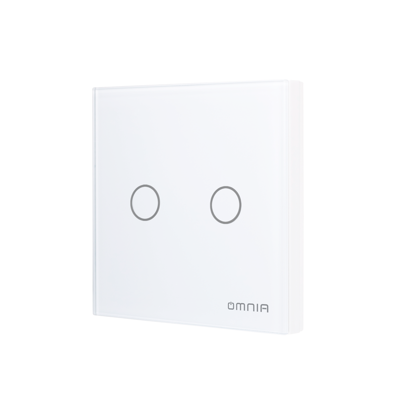 Apagador (Auxiliar) Omnia Inalámbrico RF Blanco- 2 Vías