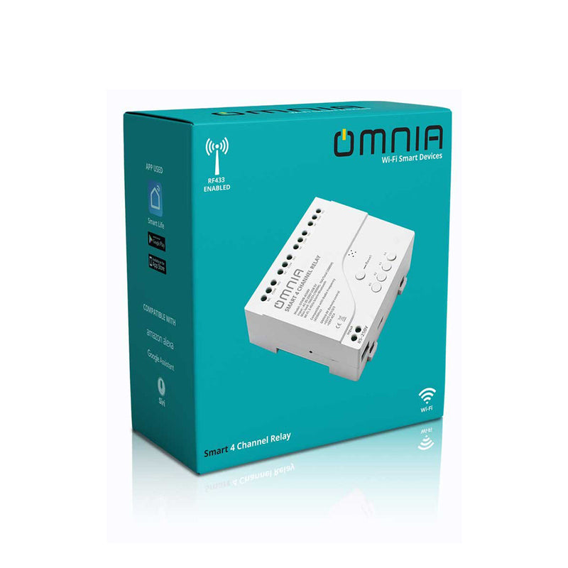 Relay  Inteligente Omnia  WiFi/RF   4 Canales