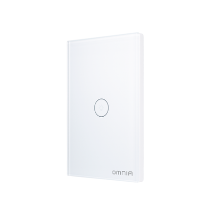 Apagador Inteligente Omnia Híbrido WiFi/RF Blanco- 1 Vía