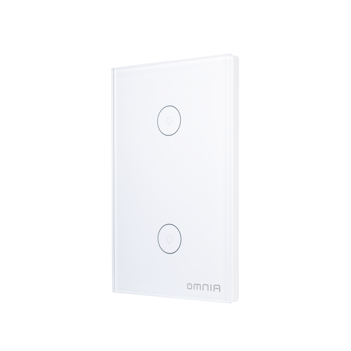 Apagador Inteligente Omnia Híbrido WiFi/RF Blanco- 2 Vías