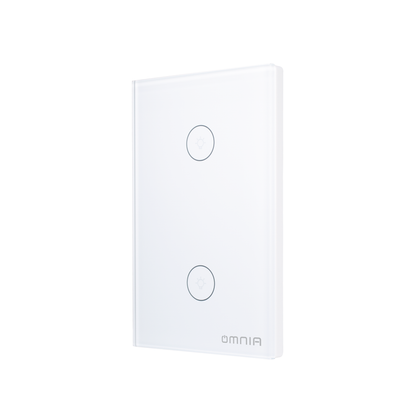Apagador Inteligente Omnia Híbrido WiFi/RF Blanco- 2 Vías
