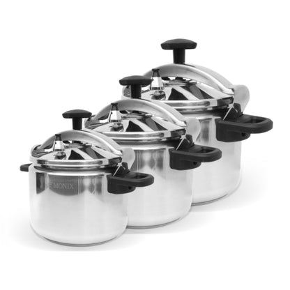 Ollas a Presión Monix Acero Inoxidable - 10 L