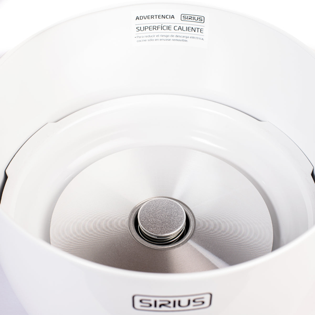 Olla arrocera Sirius Antiadherente Blanca– 10 Tz