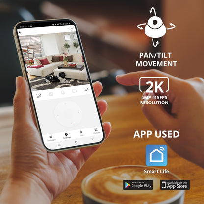 Camara Inteligente Omnia PTZ WiFi  Interiores - 2K