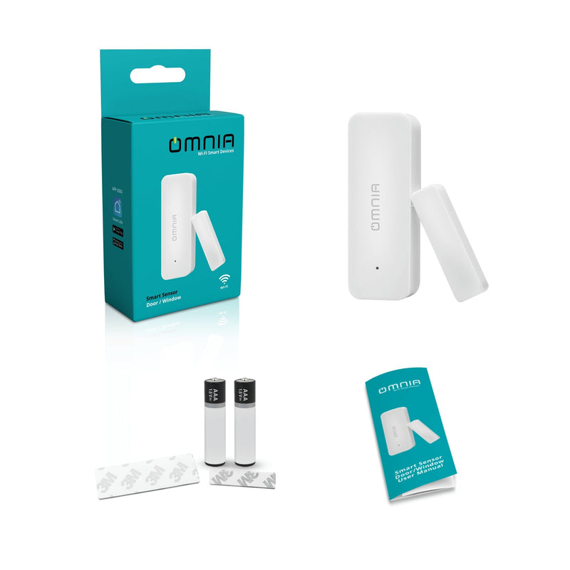 Sensor de Puerta/Ventana Omnia Inteligente WiFi
