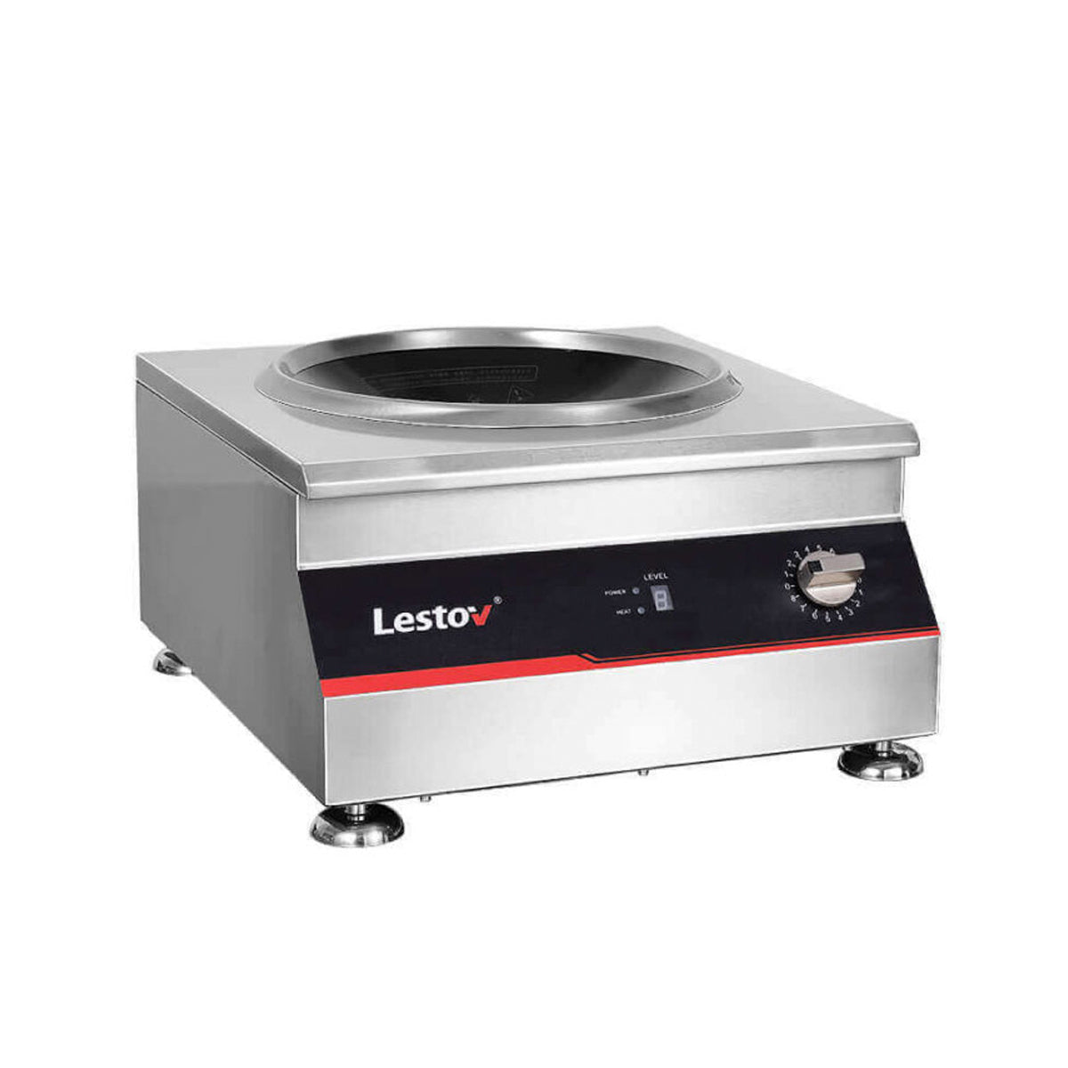 Wok Inducción Comercial Sobremesa  Lestov