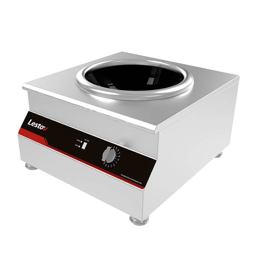 Wok Inducción Comercial Sobremesa  Lestov