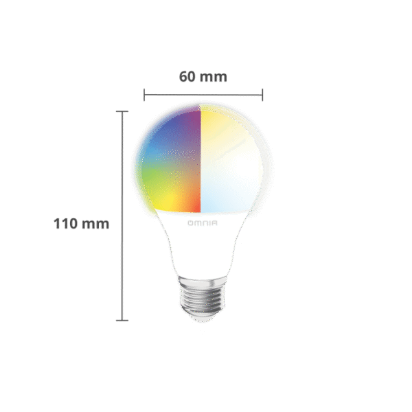 Bombillo LED Omnia RGB+CW  Inteligente WiFi - 2Pack - Image 3