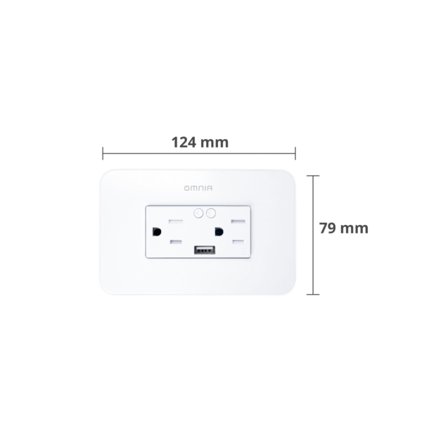 Tomacorriente Inteligente Omnia WiFi con USB - Image 5
