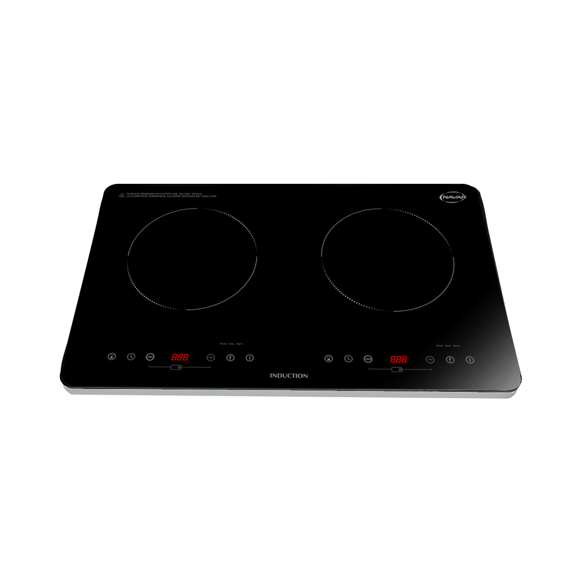 Plantilla de inducción Navar 2 Discos Sobremesa - 1800W - Image 4