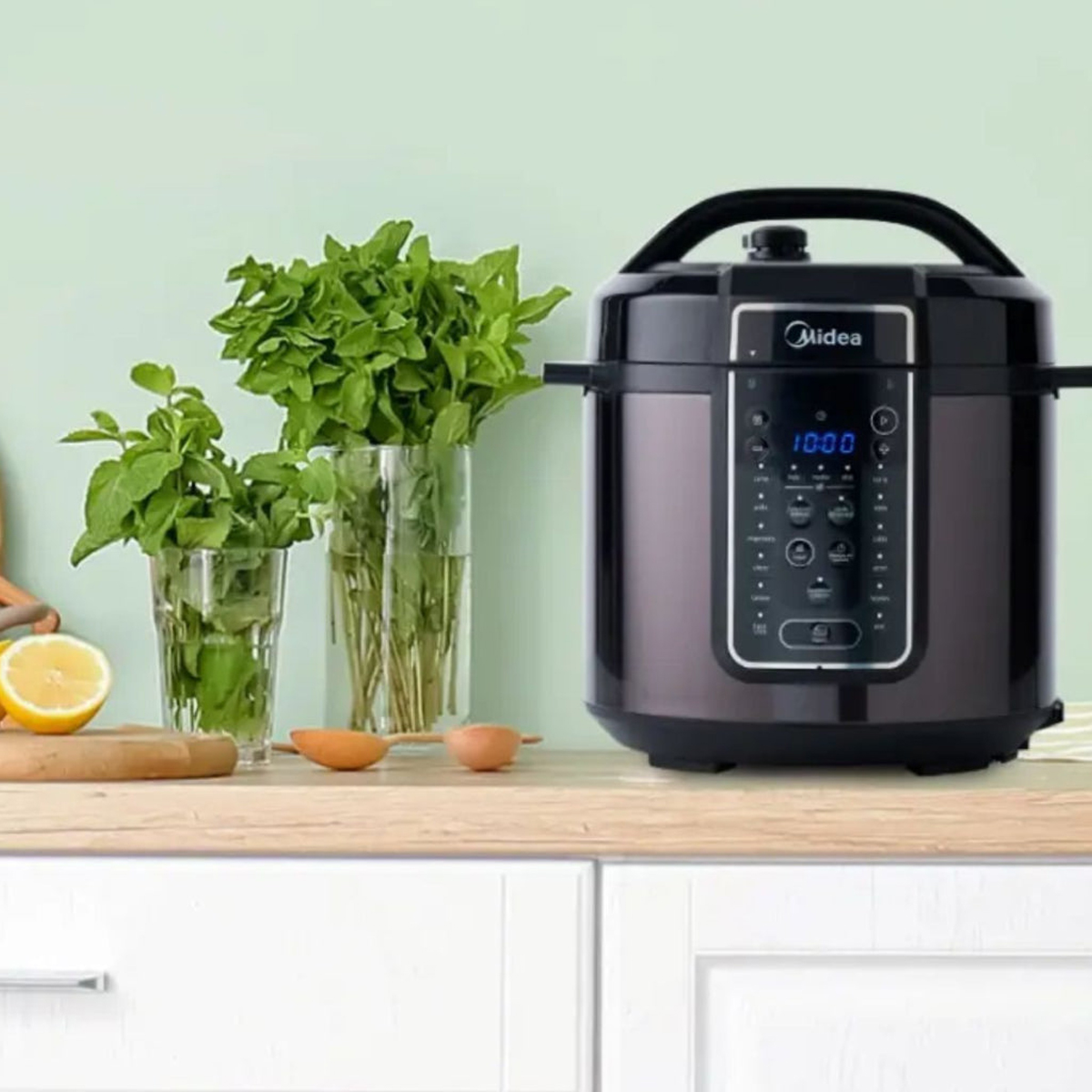 Olla a Presión Eléctrica Midea Multifuncional Digital - 7 L - Image 8