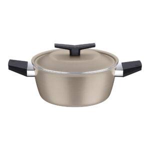 Olla con Tapa Tramontina Antiadherente Starflon Excellent  Arena- 24cm
